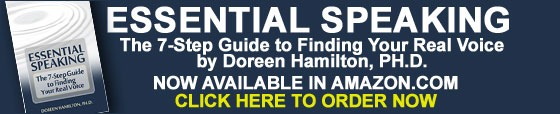 "Essential Speaking: The 7-Step Guide to Finding Your Real Voice" by Doreen Downing, Ph.D.